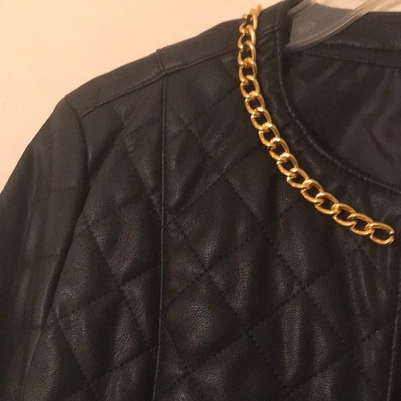 Black leather jacket - Picture 3 of 5